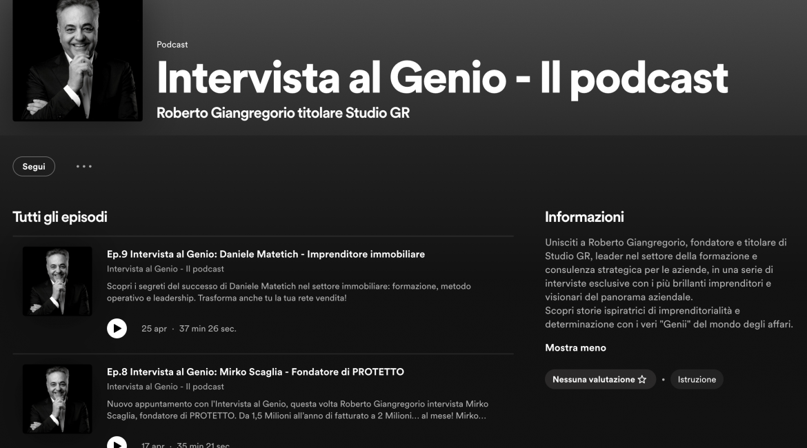 Intervista con il Genio - Il Podcast